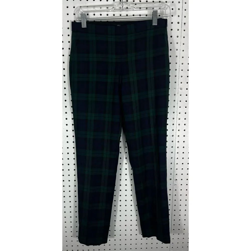 J.Crew wool blend plaid dress pants